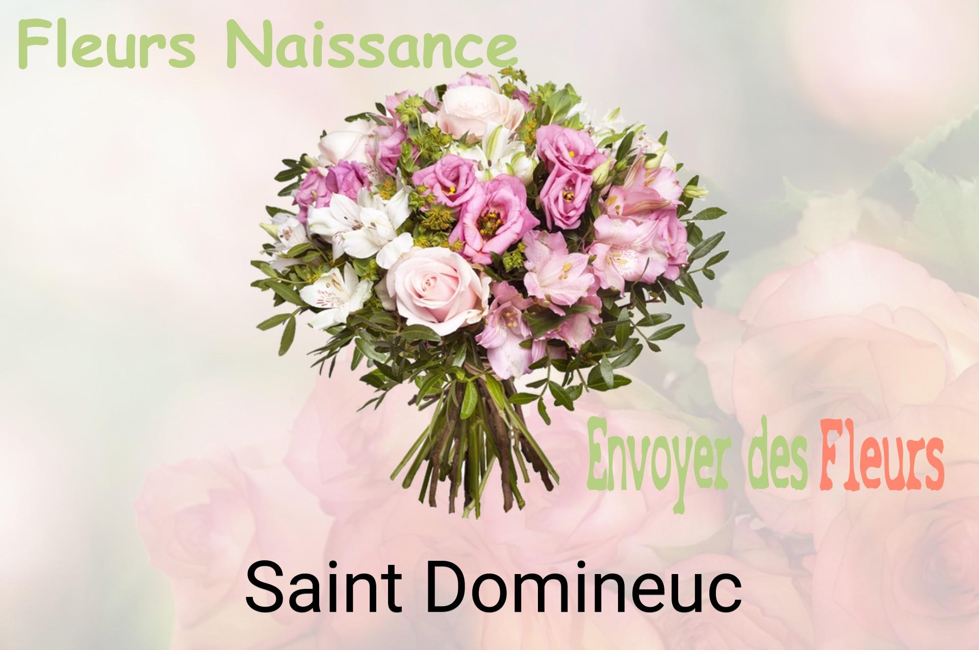 Bouquet de fleurs de naissance livré à Saint-Domineuc