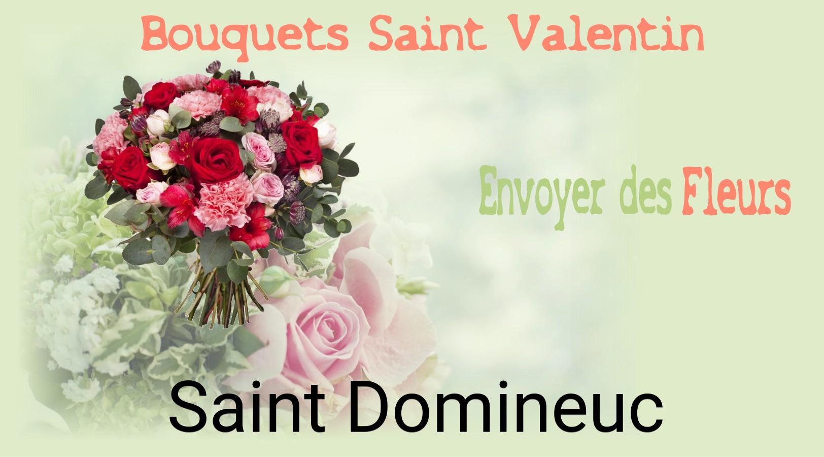 Roses de Saint-Valentin livrées à Saint-Domineuc