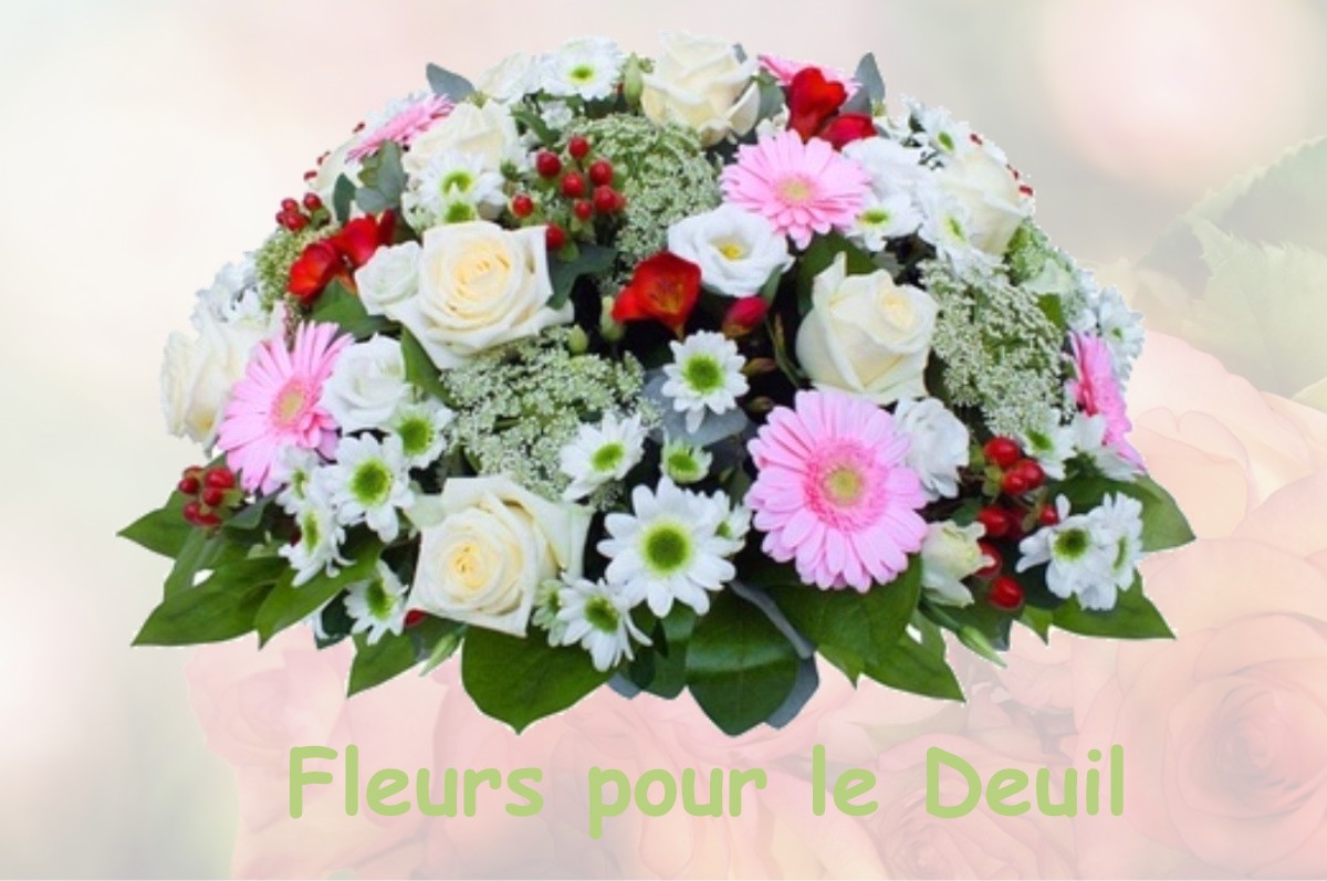 fleurs deuil SAINT-DOMINEUC